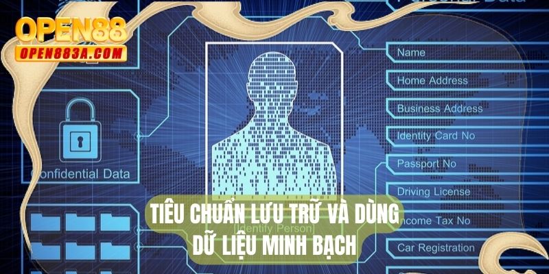 Tiêu chuẩn lưu trữ và dùng dữ liệu minh bạch